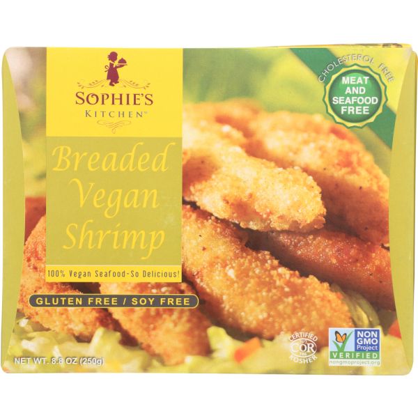 SOPHIES KITCHEN: Breaded Vegan Shrimp, 8.80 oz