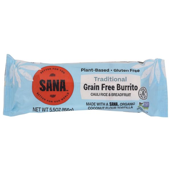 SANA: Burrito Grain Free Trdtl, 5.5 oz