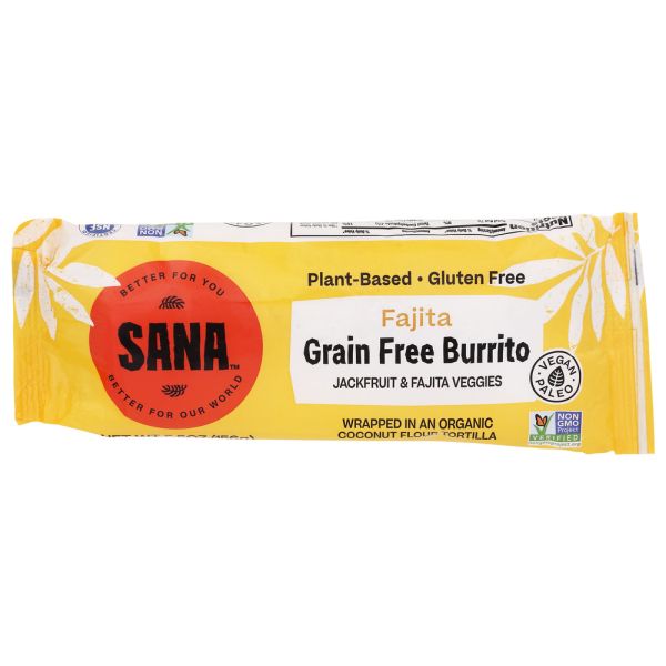 SANA: Burrito Grain Free Fajita, 5.5 oz