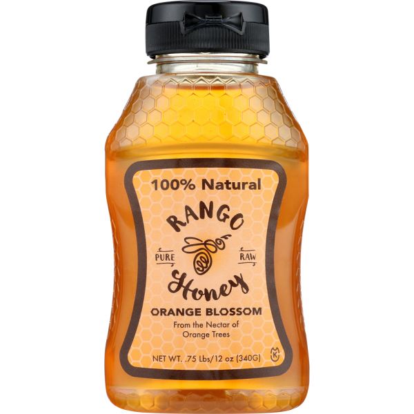 RANGO HONEY: Honey Sonrn Orange Blossom Squeeze, 12 oz
