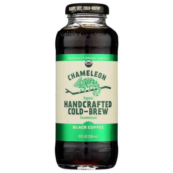 CHAMELEON COLD BREW: Organic Black Coffee, 10 oz