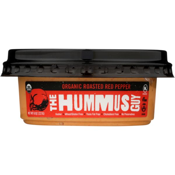 THE HUMMUS GUY: Organic Roasted Red Pepper, 8 oz