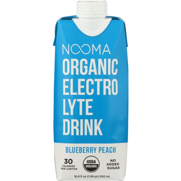NOOMA: Organic Sports Drinks Blueberry Peach, 16.9 oz