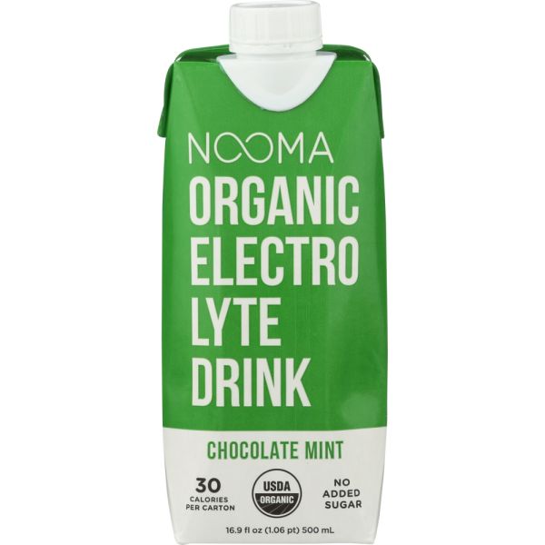 NOOMA: Organic Sports Drinks Chocolate Mint, 16.9 oz