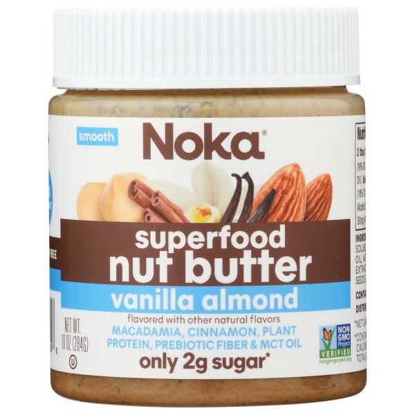 NOKA: Vanilla Almond Nut Butter Jar, 10 oz