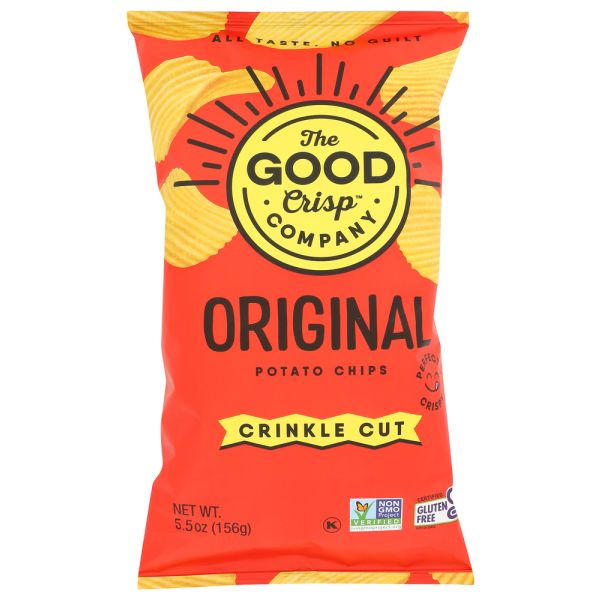 THE GOOD CRISP COMPANY: Crinkle Cut Original Chips, 5.5 oz