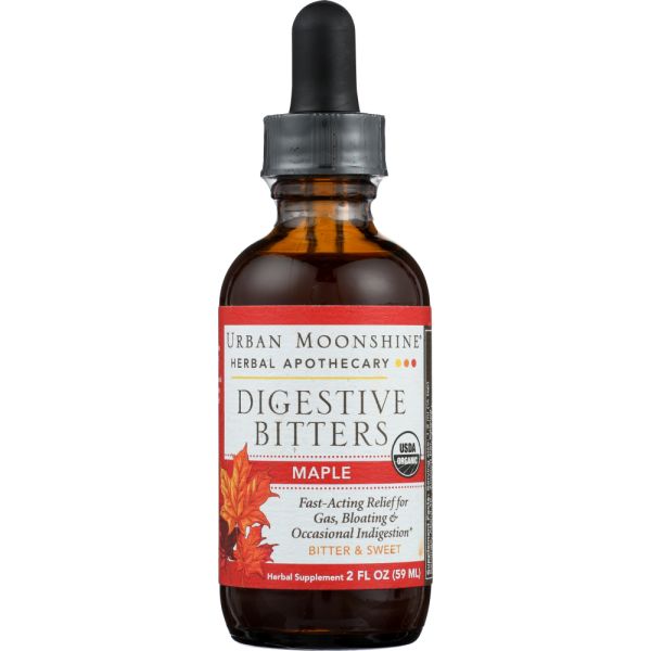 URBAN MOONSHINE: Maple Digestive Bitters Dropper, 2 fl oz