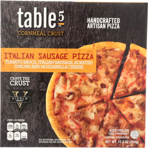TABLE5 PIZZA: Itaian Sausage Artisan Pizza, 12.5 oz