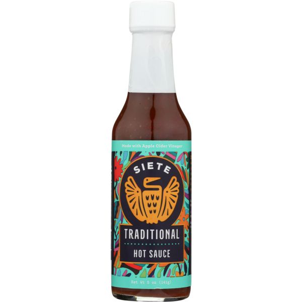SIETE: Sauce Hot Traditional, 5 oz