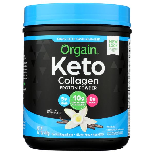 ORGAIN: Prtn Collagen Pwdr Vnla, 0.88 lb