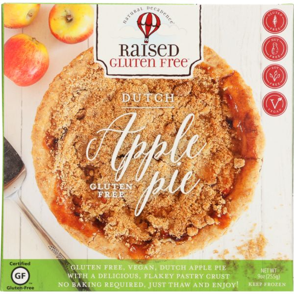 RAISED GLUTEN FREE: Frozen 6" Dutch Apple Pie, 9 oz