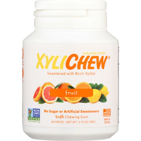 XYLICHEW: Fruit Gum Sf, 60 pc
