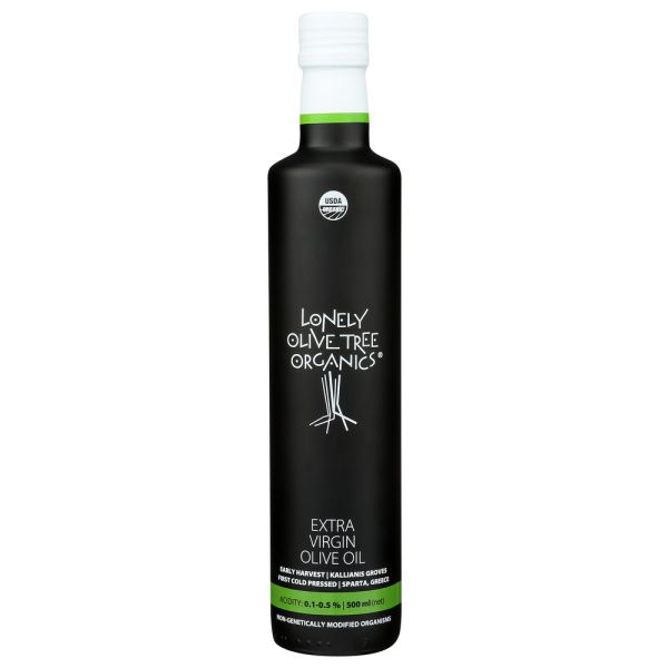 THE LONELY OLIVE TREE: Organic Extra Virgin Olive Oil, 500 ml
