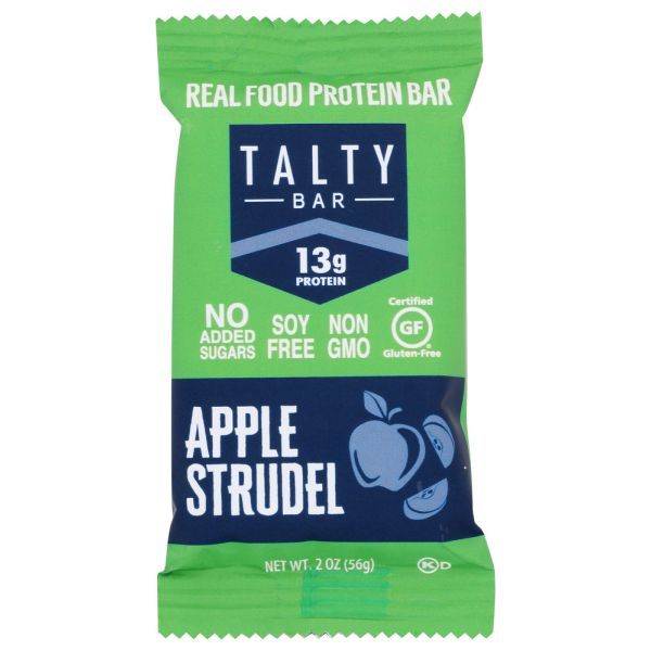 TALTY BAR: Bar Apple Strudel, 2 OZ