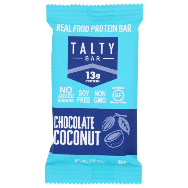 TALTY BAR: Bar Chocolate Coconut, 2 OZ