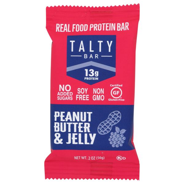 TALTY BAR: Bar Peanut Butter N Jelly, 2 OZ