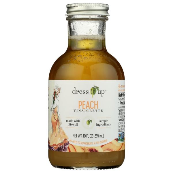 DRESS IT UP DRESSING: Peach Vinaigrette Dressing, 10 fo