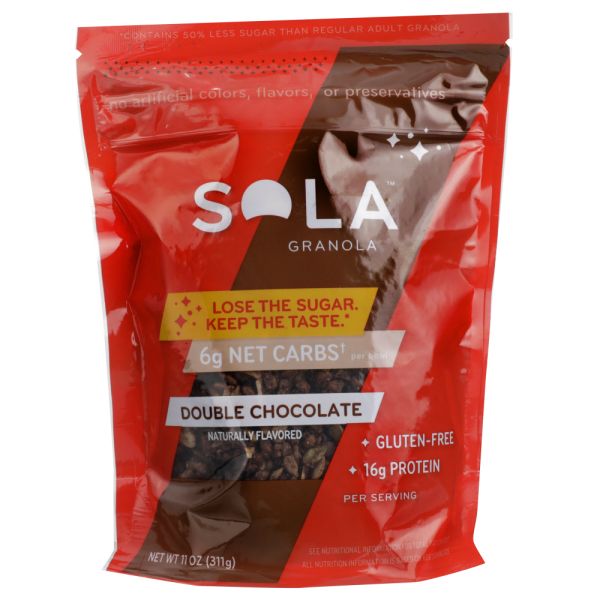 SOLA: Double Chocolate Granola, 11 oz