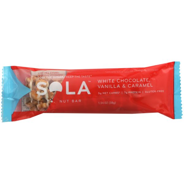 SOLA: Bar White Chocolate Van Caramel, 1.34 oz