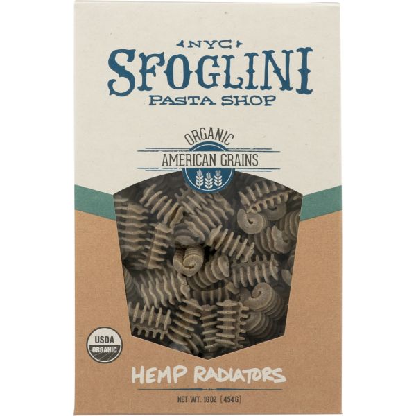 SFOGLINI: Organic Hemp Radiators Pasta, 16 oz
