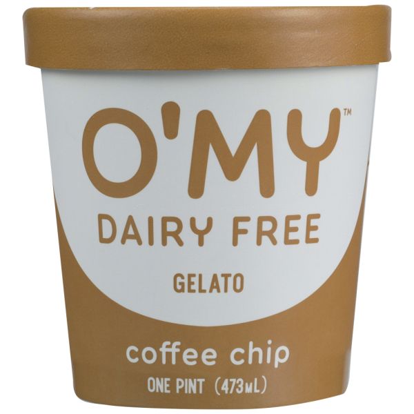 OMY DAIRY FREE GELATO: Gelato Coffee Chip Dairy Free, 1 pt