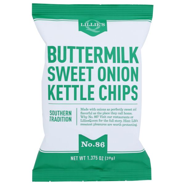 LILLIES Q: Kettles Chips Buttermilk Sweet Onion, 1.375 oz