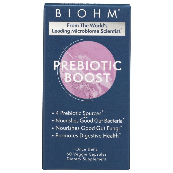 BIOHM: Prebiotic Boost Supplement, 60 vc