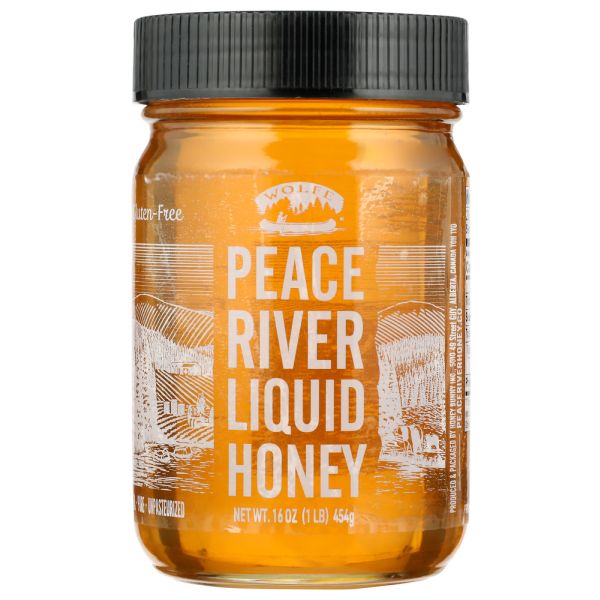 PEACE RIVER HONEY: Honey Liquid, 16 OZ
