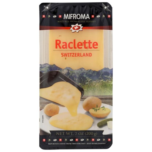 MIFROMA: Swiss Cheese Raclette Slice, 7 oz