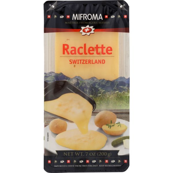MIFROMA: Swiss Cheese Raclette Slice, 7 oz