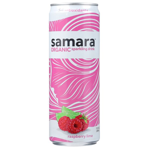MAPLE MAMA: Raspberry Lime Organic Sparkling Drink, 11.5 fo
