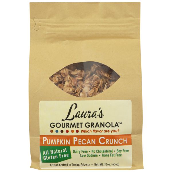 LAURAS GOURMET GRANOLA: Granola Pumpkin Pecan, 16 oz