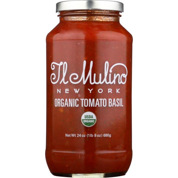 IL MULINO: Organic Tomato Basil Sauce, 24 fo