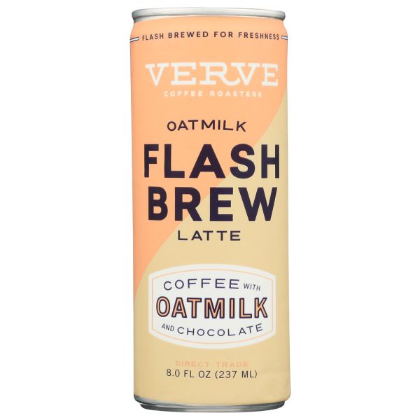 VERVE COFFEE ROASTERS: Flash Brew Oatmilk Latte Chocolate, 8 fo