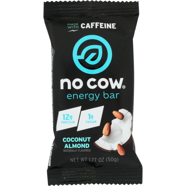 NO COW BAR: Coconut Almond Energy Bar, 1.77 oz