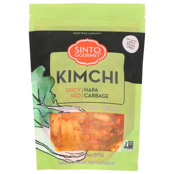 SINTO GOURMET: Spicy Red Napa Cabbage Kimchi, 16 oz