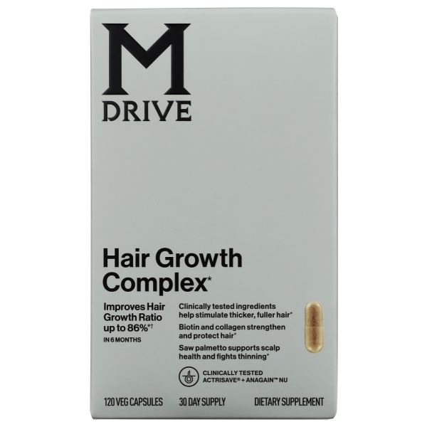 MDRIVE: Hair Growth Complex, 120 vc