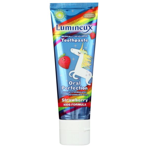 LUMINEUX: Toothpaste Kids Strawberry, 3.75 oz