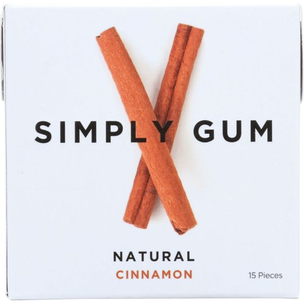 SIMPLYGUM: Cinnamon Gum, 15 pc