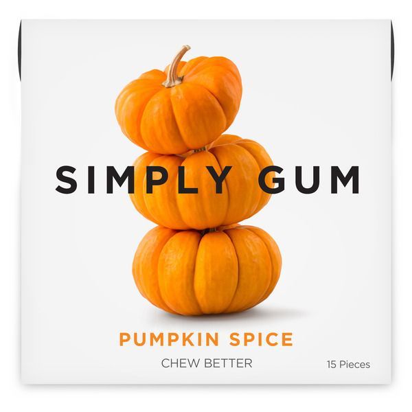 SIMPLY: Pumpkin Spice Gum, 15 pc