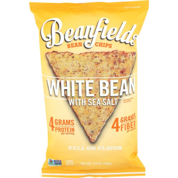BEANFIELDS: White Bean and Sea Salt Chips, 5.5 oz