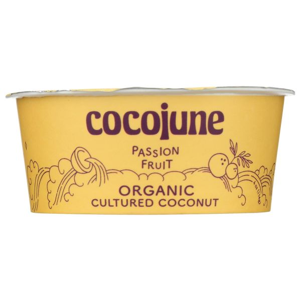 COCOJUNE: Passion Fruit Organic Cultured Coconut, 4 oz