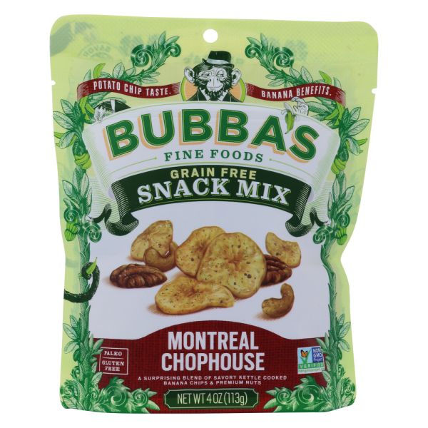 BUBBA'S FINE FOODS: Montreal Chophouse Snack Mix, 4 oz