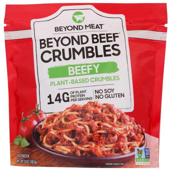 BEYOND MEAT: Beyond Beef Beefy Plant Based Crumbles, 10 oz
