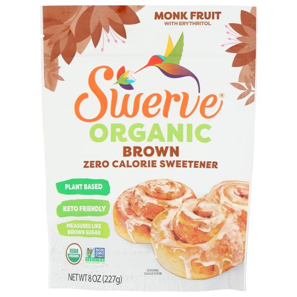 SWERVE: Organic Brown Zero Calorie Sweetener, 8 oz