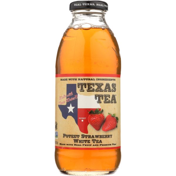 TEXAS TEA: Poteet Strawberry White Tea, 16 Oz