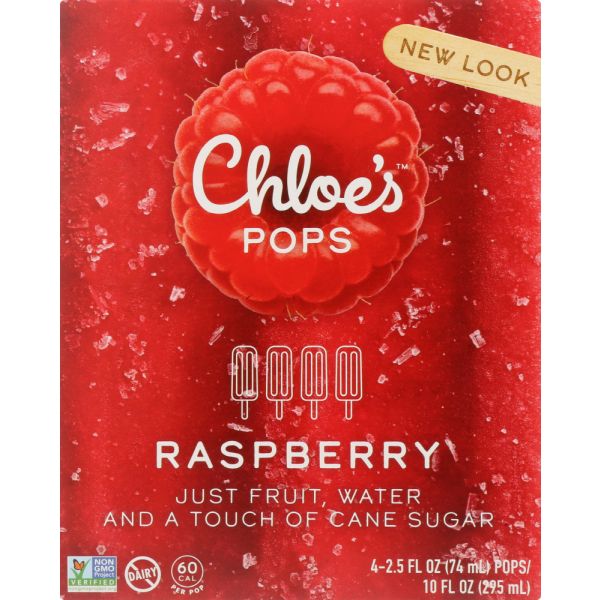 CHLOES: Fruit Pop Raspberry, 10 oz