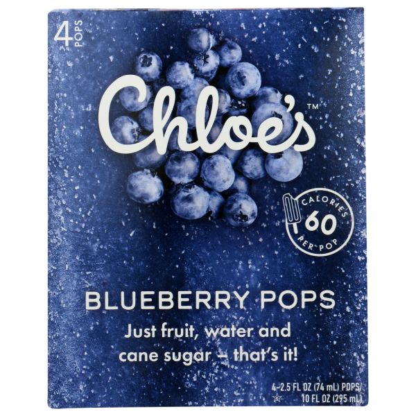 CHLOES: Fruit Pop-Blueberry, 10 oz