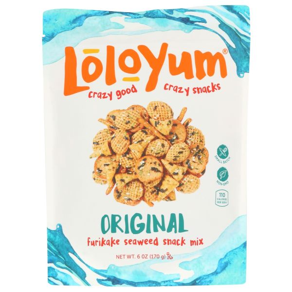 LOLOYUM: Original Furikake Seaweed Snack Mix, 6 oz