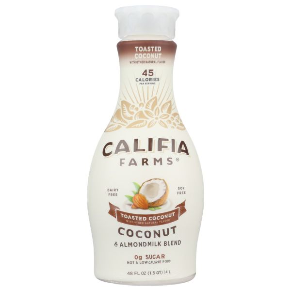 CALIFIA FARMS: Toasted Coconut Pure Coconut Almondmilk Blend, 48 oz